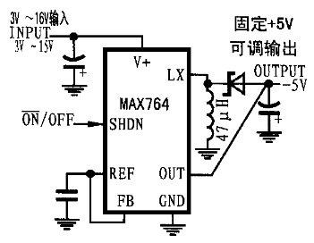 負電壓輸出轉換器