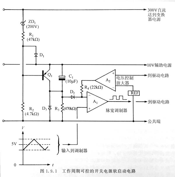 充電器軟啟動電路